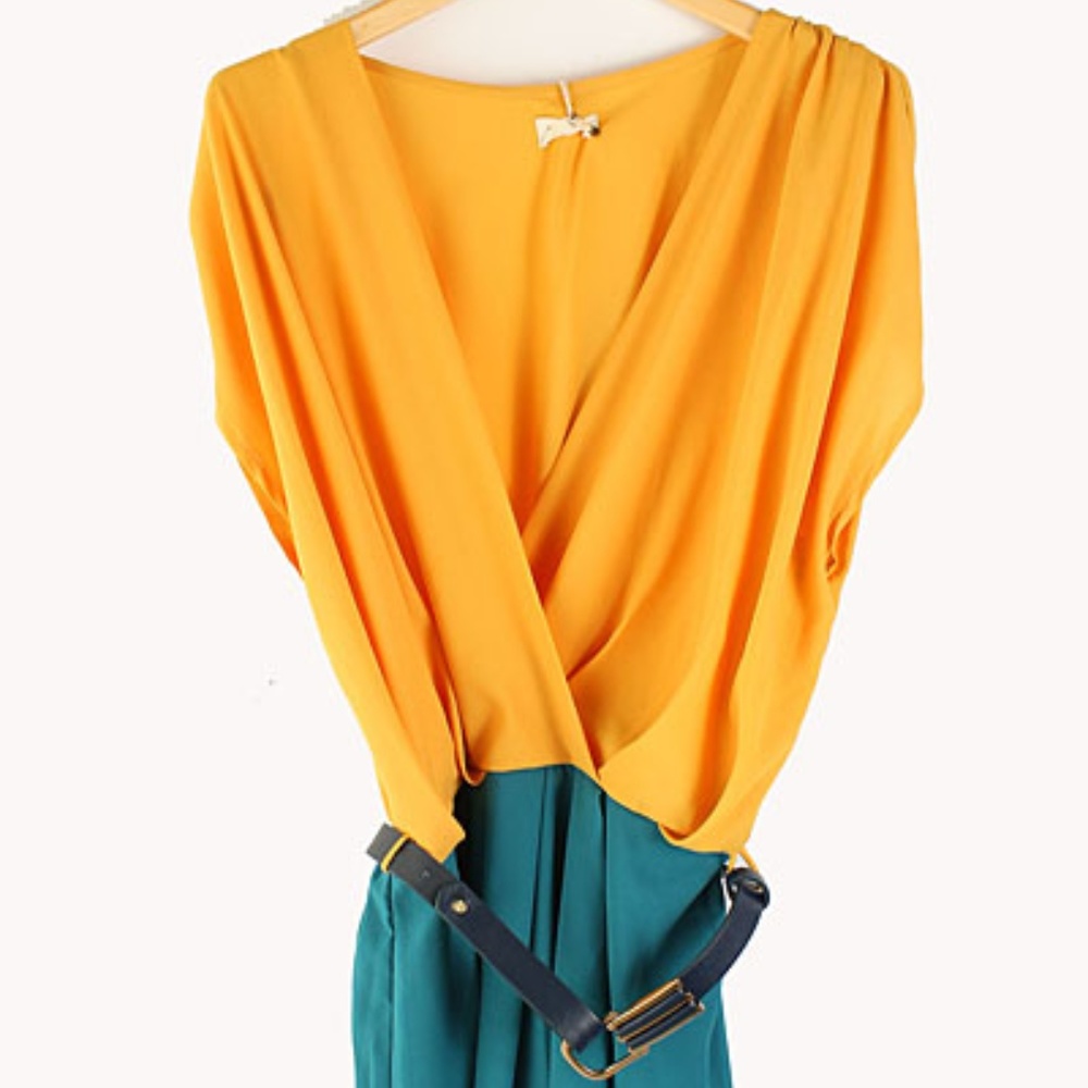 Color Block Dress - Picture 2 of 3